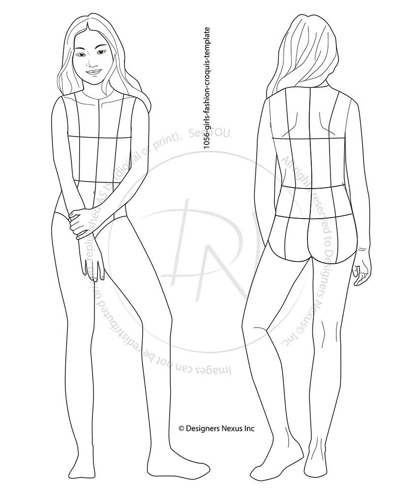 Fashion Croquis & Figure Templates