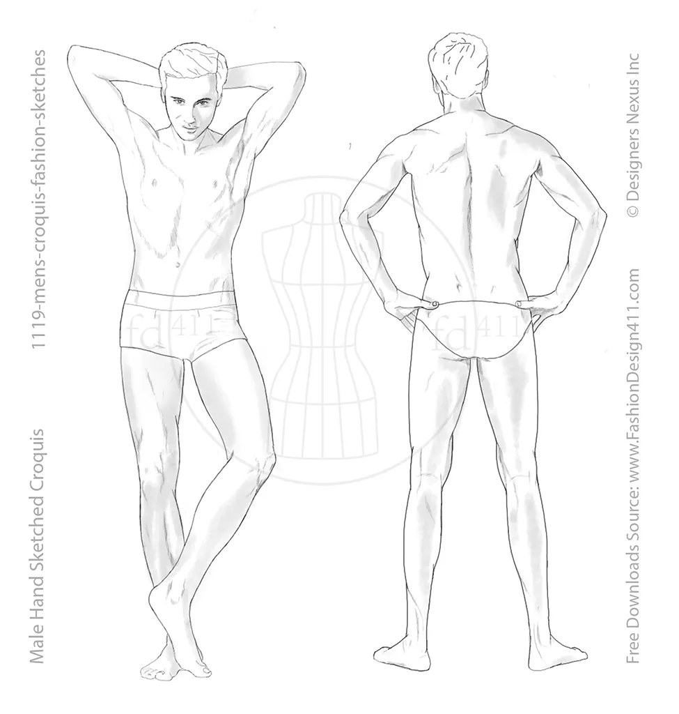 10 head male fashion figure | Fashion figures, Fashion illustration poses,  Fashion figure templates